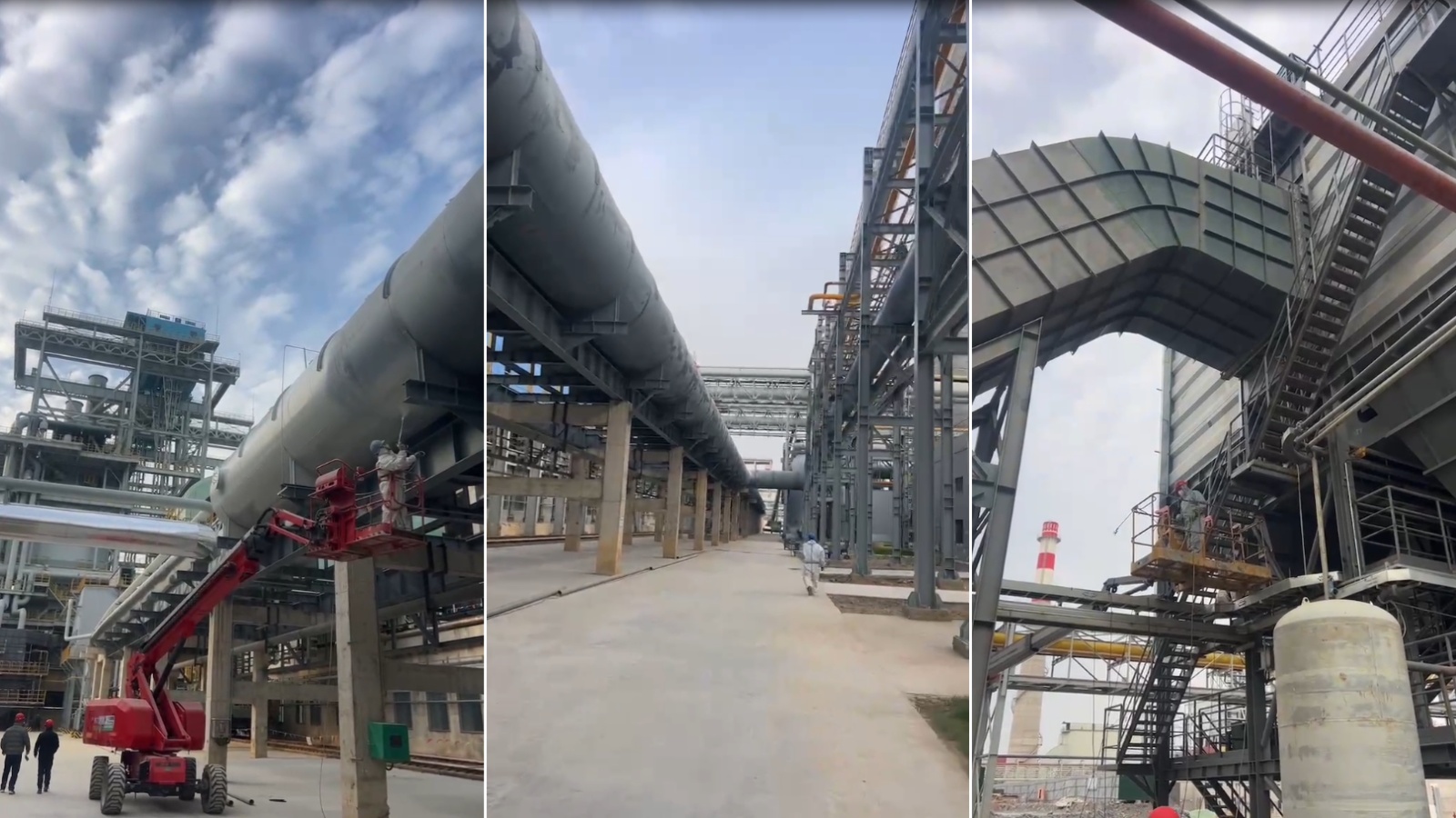 富萊德高性能防腐涂料在工業(yè)除塵系統(tǒng)120-300℃中溫熱風管道防腐中的應用