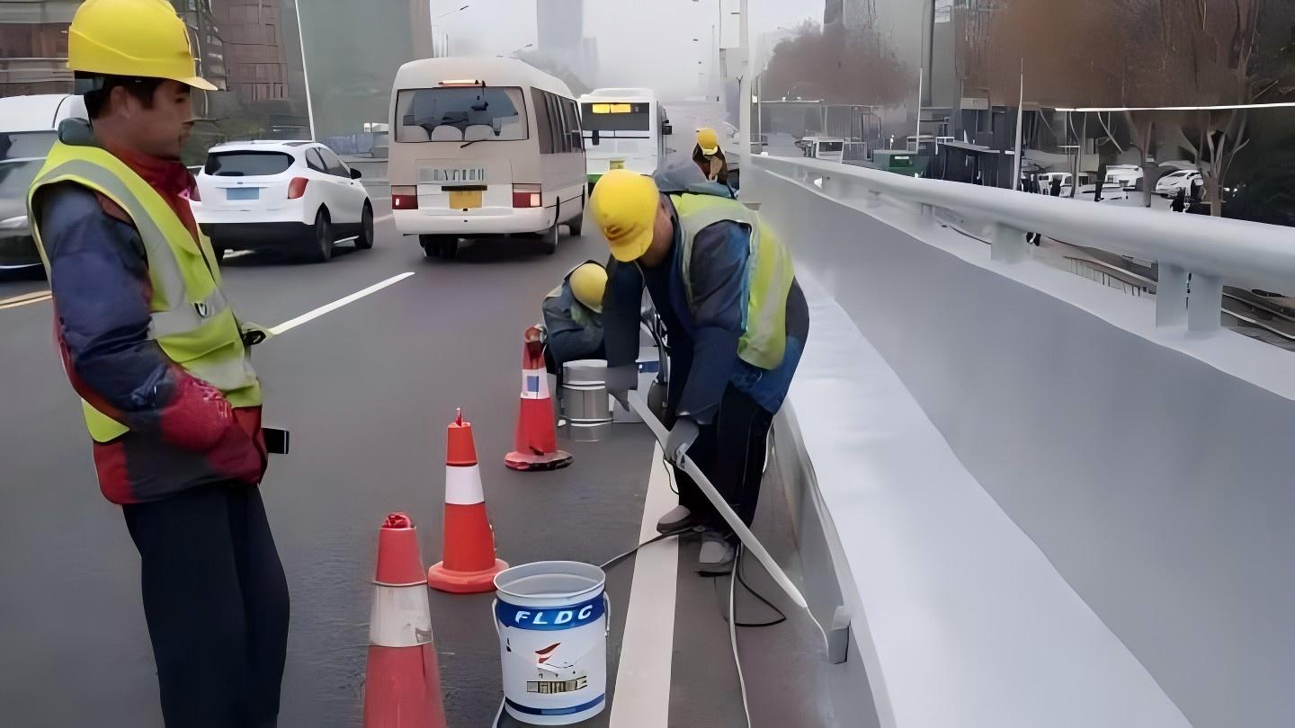 富萊德防腐涂層系統(tǒng)解決混凝土防撞護(hù)欄防腐難題