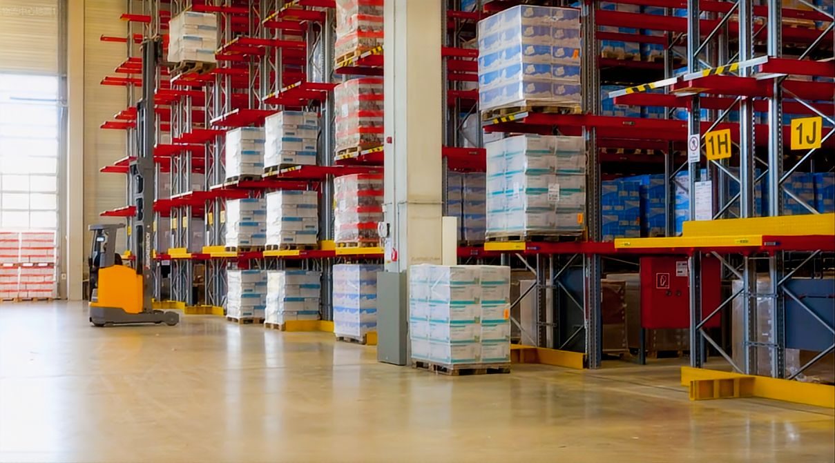 ??智能倉儲物流中心地面漆如何選型？富萊德環(huán)氧砂漿地坪解決方案