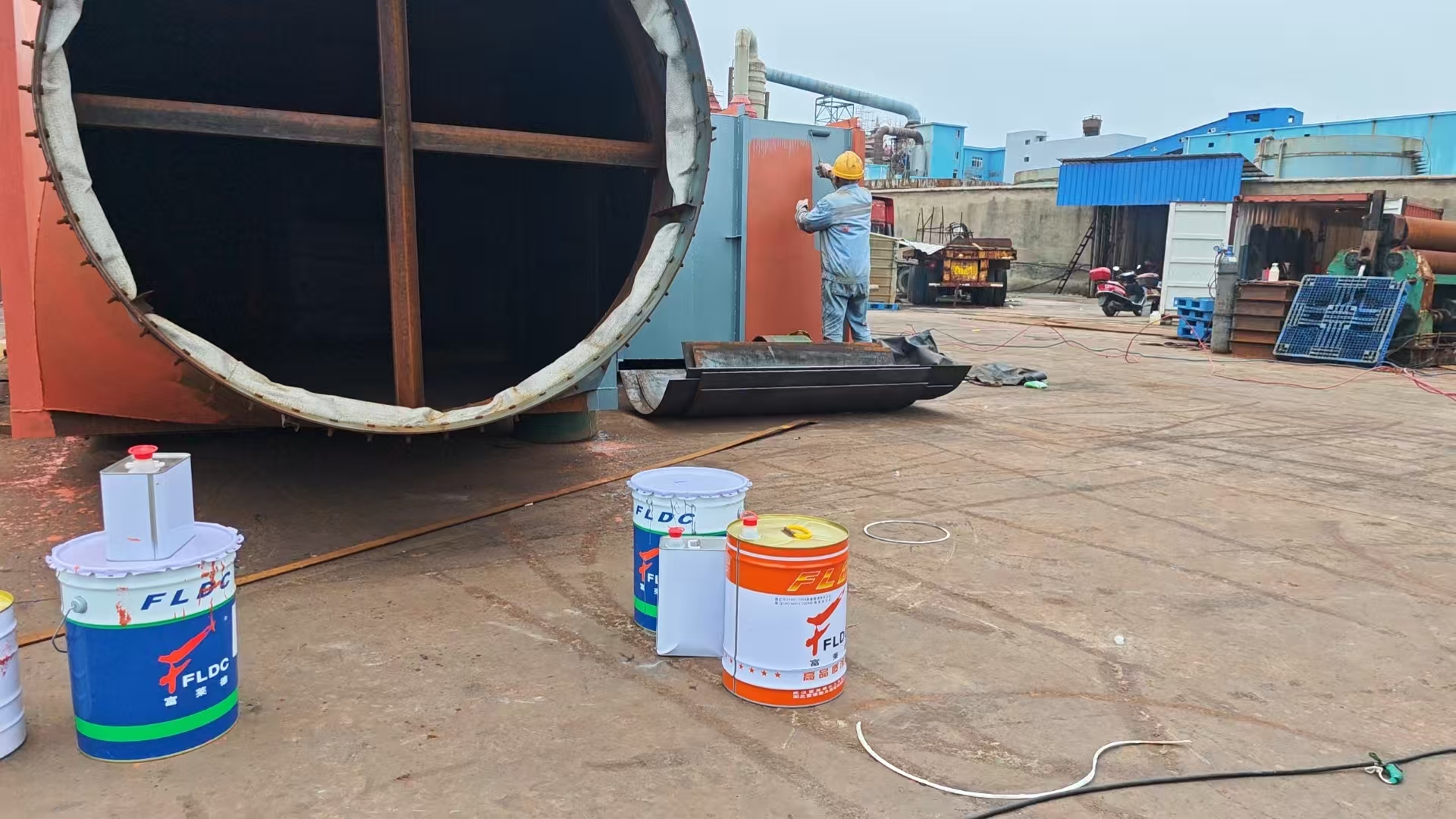 湖北富萊德涂料為舟山鹽化工廠提供系統(tǒng)防腐解決方案