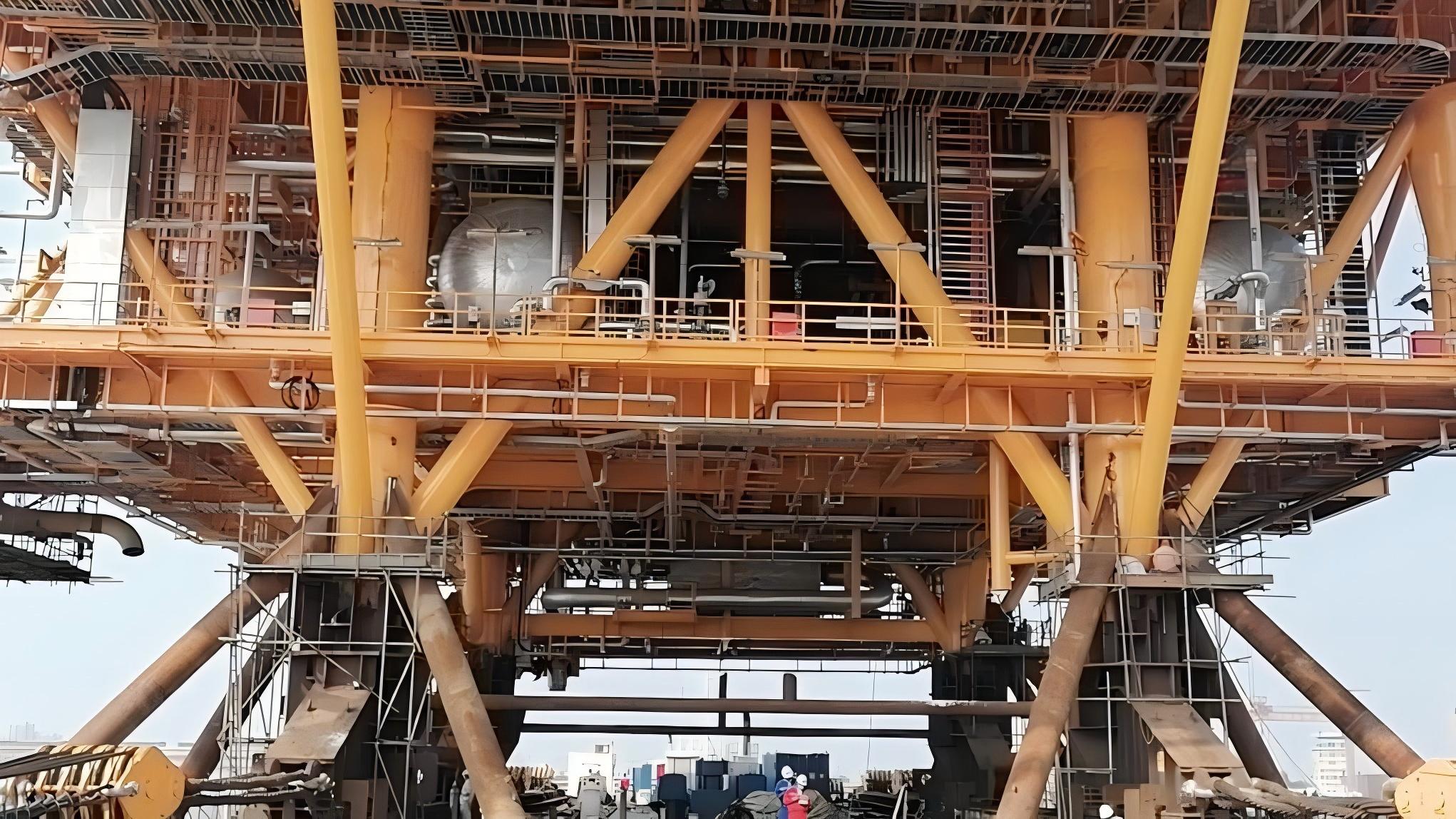 中海油鉆井平臺重防腐蝕涂裝工程：富萊德海洋重防腐蝕涂料的應(yīng)用