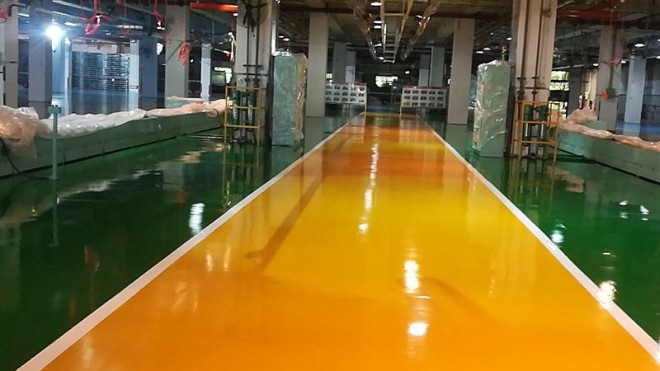 環(huán)氧地坪漆施工中出現(xiàn)起水泡的原因