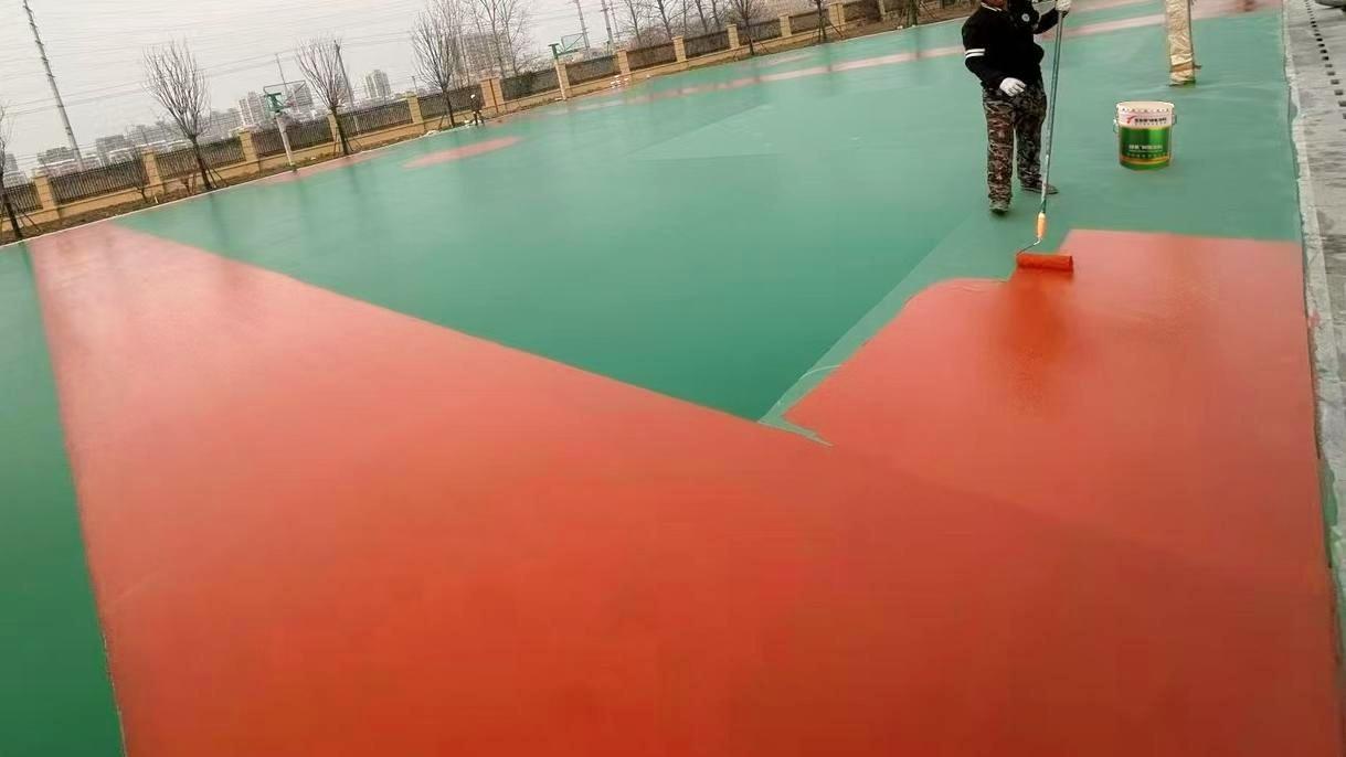 社區(qū)、學校室外球場地面的經(jīng)濟型地坪漆配套方案